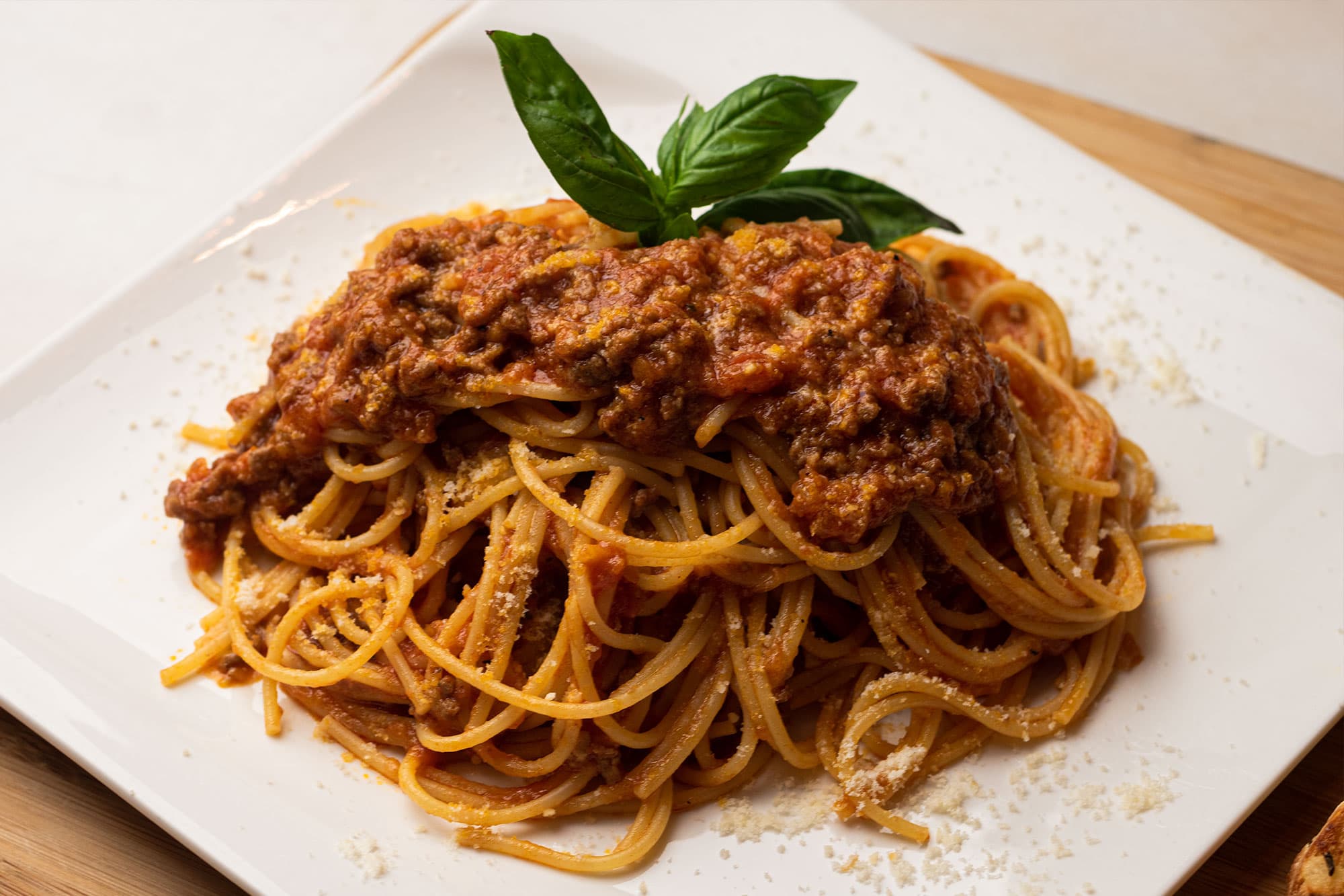 Pasta preparada en casa