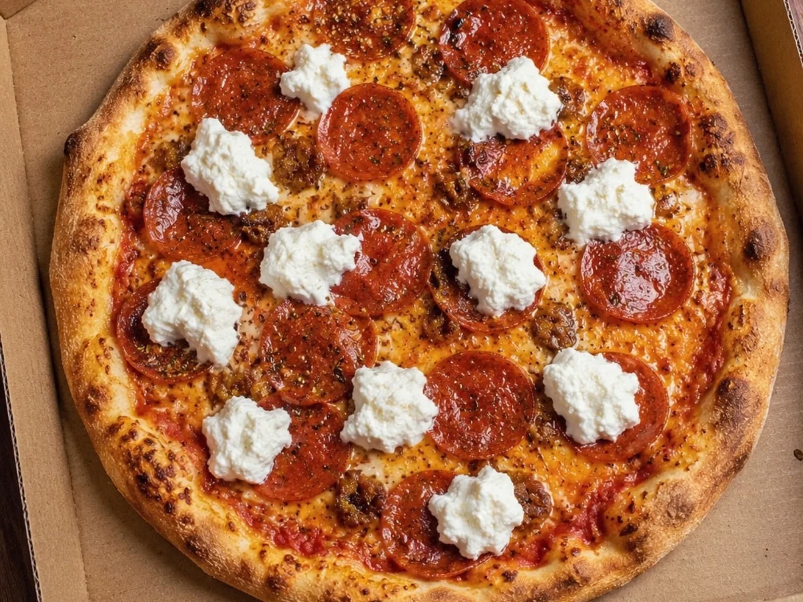 Pepperoni alla Stracciatella